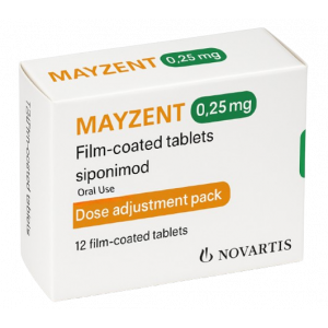 MAYZENT 0.25 MG ( SIPONIMOD ) 12 FILM-COATED TABLETS